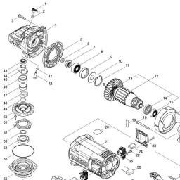 Makita GA7061R spare parts