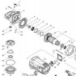 Makita GA7062R spare parts