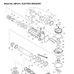 Makita HM1812 spare parts