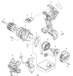 Makita HP002GZ spare parts