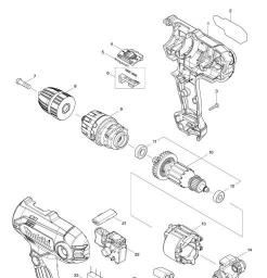 Makita HP0300 spare parts