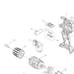 Makita HP331D spare parts