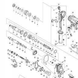 Makita HR001G spare parts