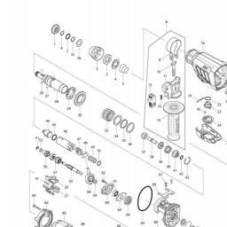 Makita HR2631F spare parts