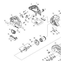 Makita HS004G spare parts