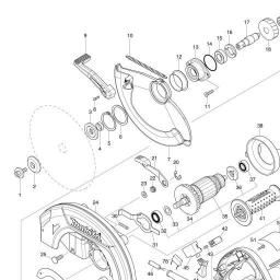 Makita HS0600 spare parts