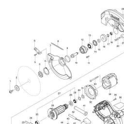Makita HS7601 spare parts