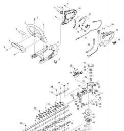 Makita HT2360D spare parts