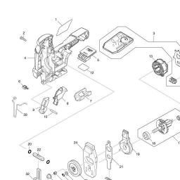 Makita JV102D spare parts