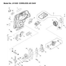 Makita JV103D spare parts
