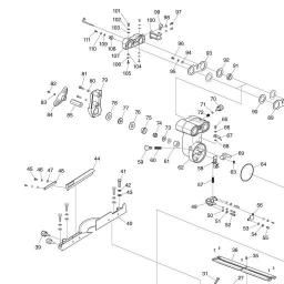 Makita LS0815FL spare parts