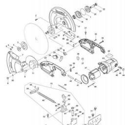 Makita LW1401 spare parts