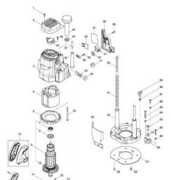 Makita M3600 spare parts