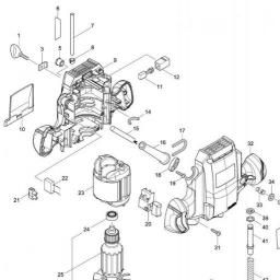 Makita M3601 spare parts