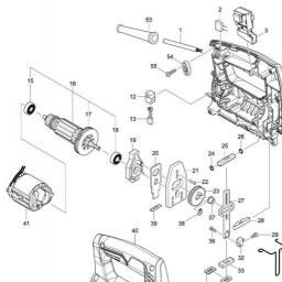 Makita M4301 spare parts