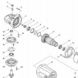 Makita M9001 spare parts