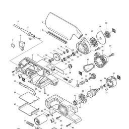 Makita M992 spare parts