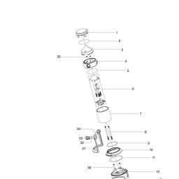Makita ML102 spare parts