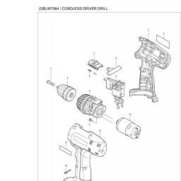 Makita MT064SK spare parts