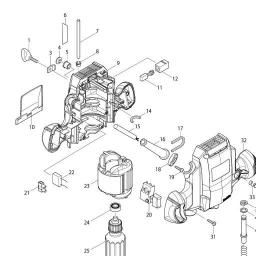 Makita MT361 spare parts