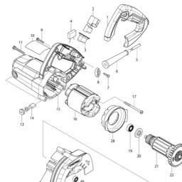 Makita MT412 spare parts