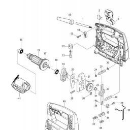 Makita MT431 spare parts