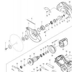 Makita MT582 spare parts