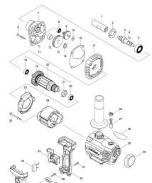 Makita MT660 spare parts