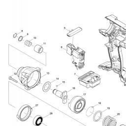 Makita MT691 spare parts