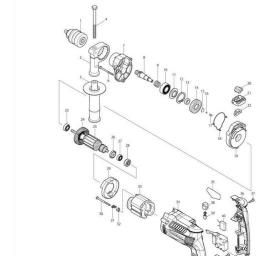 Makita MT814 spare parts