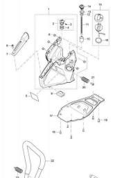 Makita PC6112 spare parts