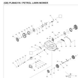 Makita PLM4631N spare parts
