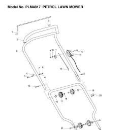 Makita PLM4817 spare parts