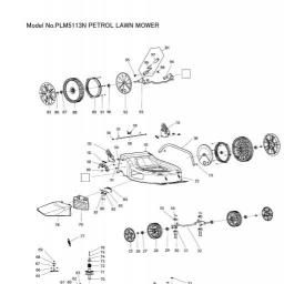 Makita PLM5113N spare parts