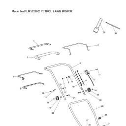 Makita PLM5121N2 spare parts