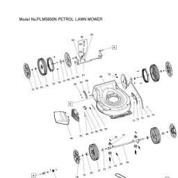 Makita PLM5600N spare parts