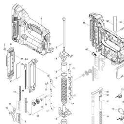 Makita PT354D spare parts