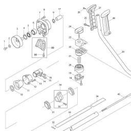 Makita RBC414U spare parts
