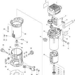 Makita RT0702C spare parts
