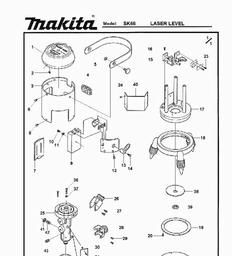 Makita SK66 spare parts