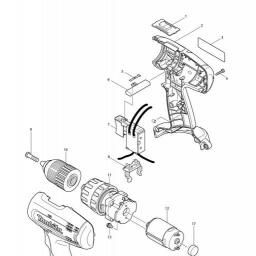 Makita SMB810 spare parts