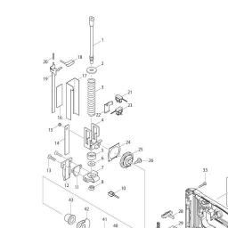 Makita ST113D spare parts