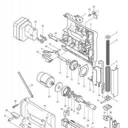 Makita T1022D spare parts