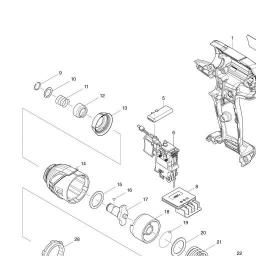 Makita TD110D spare parts