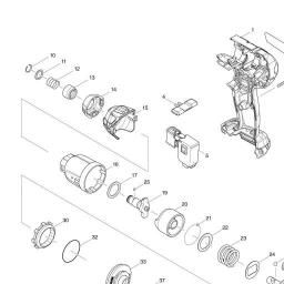 Makita TD111D spare parts