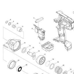 Makita TD127D spare parts