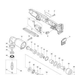 Makita TL065D spare parts
