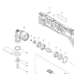 Makita TM30D spare parts