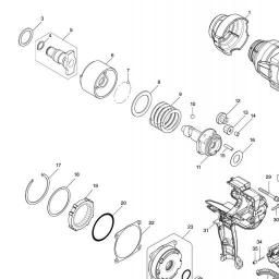 Makita TW001G spare parts