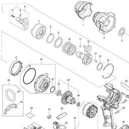 Makita TW008G spare parts